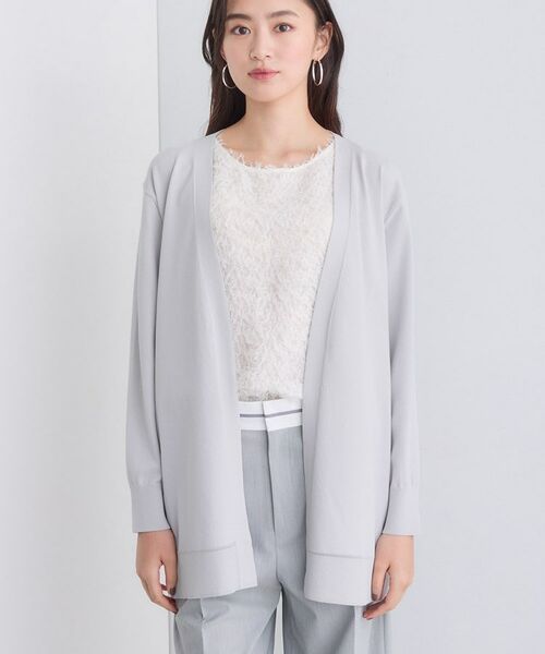 INDIVI / インディヴィ カーディガン・ボレロ | 【洗える】着流しロングカーディガン | 詳細10