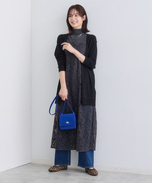 INDIVI / インディヴィ カーディガン・ボレロ | 【洗える】着流しロングカーディガン | 詳細4