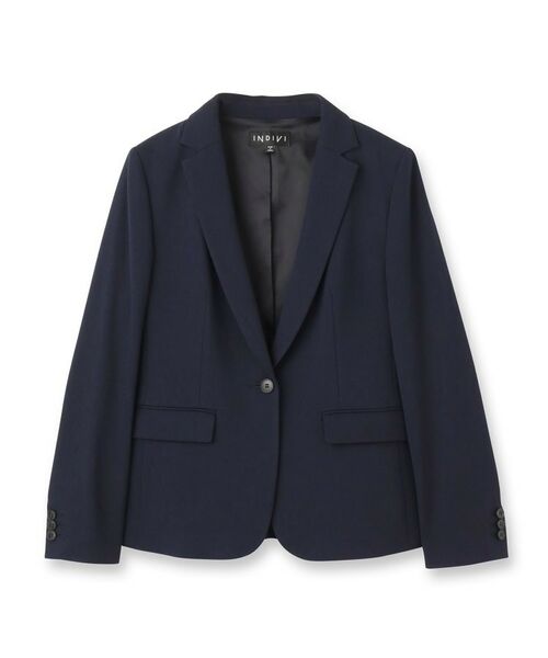 INDIVI / インディヴィ テーラードジャケット | 【日本製／通勤スーツ】プレシャスドビー テーラードジャケット | 詳細1