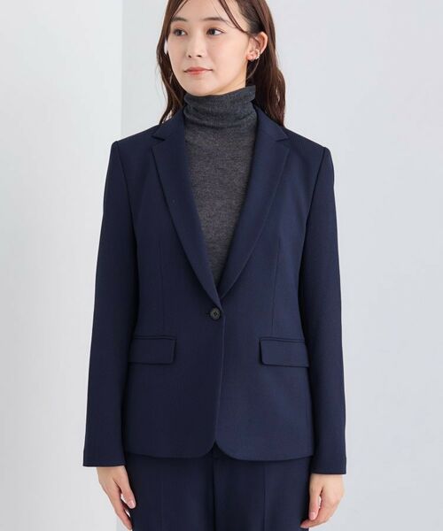 INDIVI / インディヴィ テーラードジャケット | 【日本製／通勤スーツ】プレシャスドビー テーラードジャケット | 詳細10