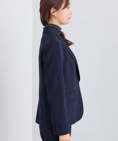 INDIVI / インディヴィ テーラードジャケット | 【日本製／通勤スーツ】プレシャスドビー テーラードジャケット | 詳細11
