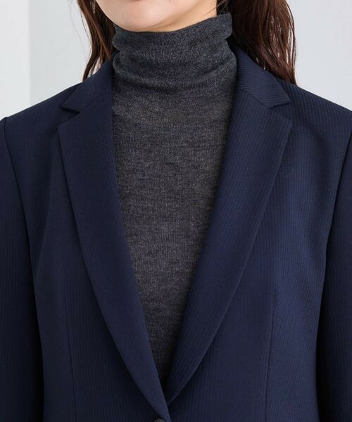 INDIVI / インディヴィ テーラードジャケット | 【日本製／通勤スーツ】プレシャスドビー テーラードジャケット | 詳細13