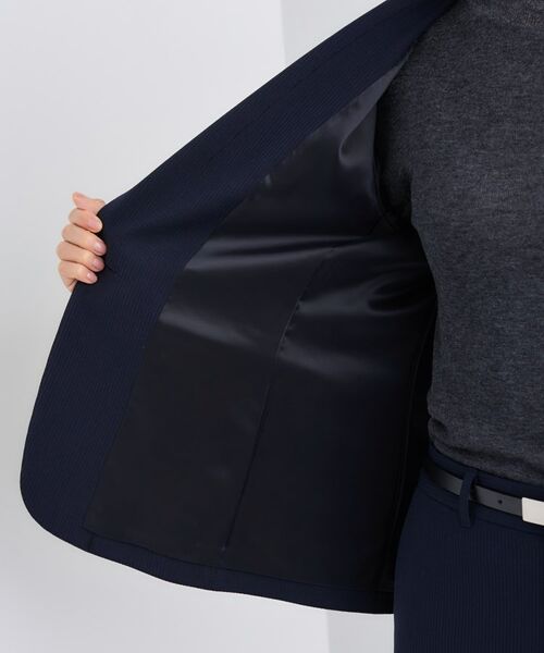 INDIVI / インディヴィ テーラードジャケット | 【日本製／通勤スーツ】プレシャスドビー テーラードジャケット | 詳細17