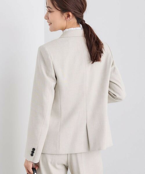 INDIVI / インディヴィ テーラードジャケット | 【日本製／通勤スーツ】プレシャスドビー テーラードジャケット | 詳細3