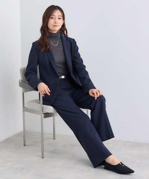 INDIVI / インディヴィ テーラードジャケット | 【日本製／通勤スーツ】プレシャスドビー テーラードジャケット | 詳細8