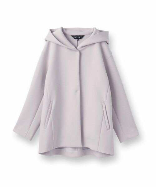 INDIVI / インディヴィ レザーブルゾン・ジャケット | 【秋／軽羽織り】フーディーライトコート | 詳細1