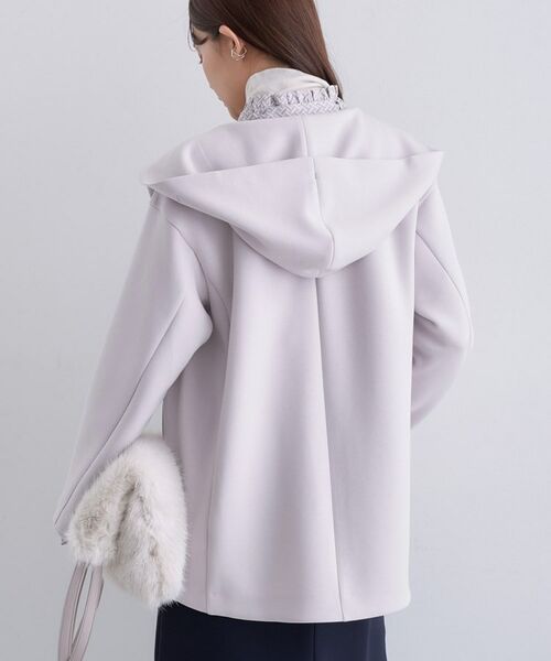 INDIVI / インディヴィ レザーブルゾン・ジャケット | 【秋／軽羽織り】フーディーライトコート | 詳細11