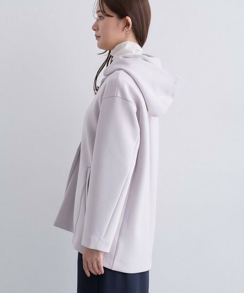 INDIVI / インディヴィ レザーブルゾン・ジャケット | 【秋／軽羽織り】フーディーライトコート | 詳細15