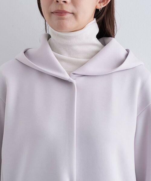 INDIVI / インディヴィ レザーブルゾン・ジャケット | 【秋／軽羽織り】フーディーライトコート | 詳細17