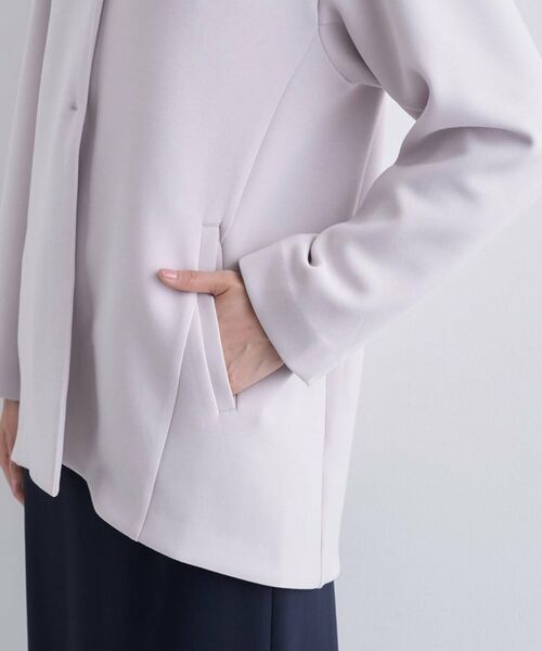 INDIVI / インディヴィ レザーブルゾン・ジャケット | 【秋／軽羽織り】フーディーライトコート | 詳細19