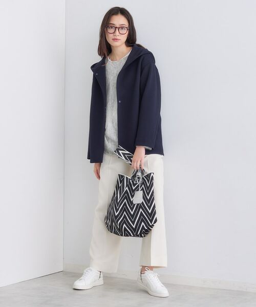 INDIVI / インディヴィ レザーブルゾン・ジャケット | 【秋／軽羽織り】フーディーライトコート | 詳細8