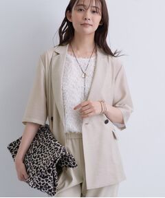 INDIVI / インディヴィ テーラードジャケット | ライトダブルジャケット