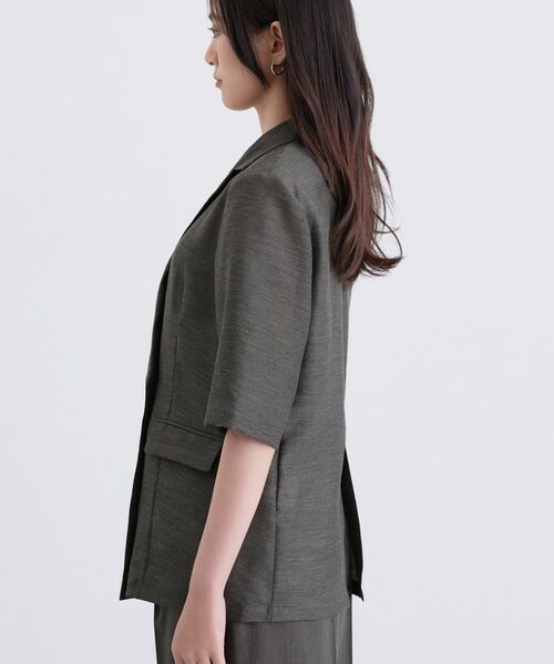 INDIVI / インディヴィ テーラードジャケット | ライトダブルジャケット | 詳細11