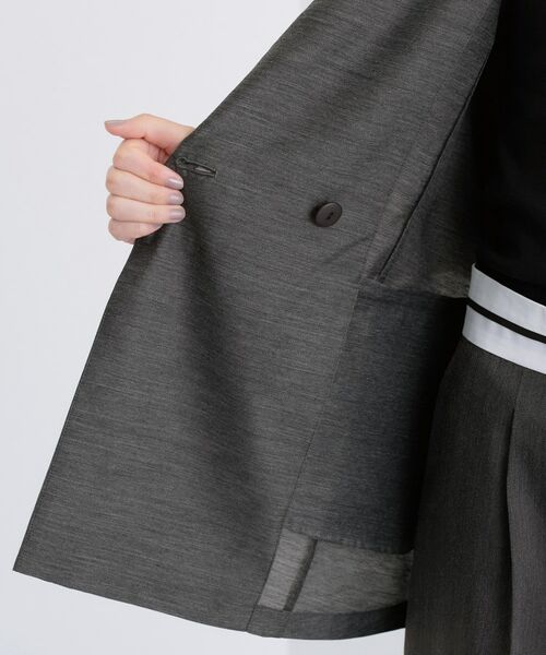 INDIVI / インディヴィ テーラードジャケット | ライトダブルジャケット | 詳細18