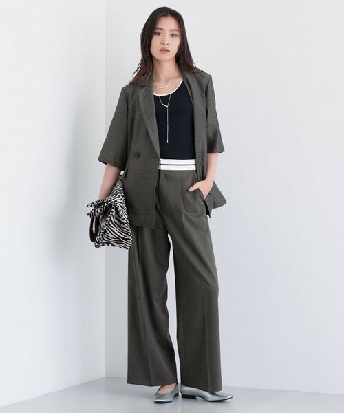 INDIVI / インディヴィ テーラードジャケット | ライトダブルジャケット | 詳細4