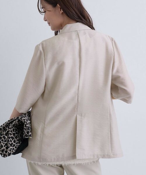 INDIVI / インディヴィ テーラードジャケット | ライトダブルジャケット | 詳細7