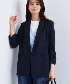 INDIVI / インディヴィ テーラードジャケット | 【UVケア】ライトダブルジャケット