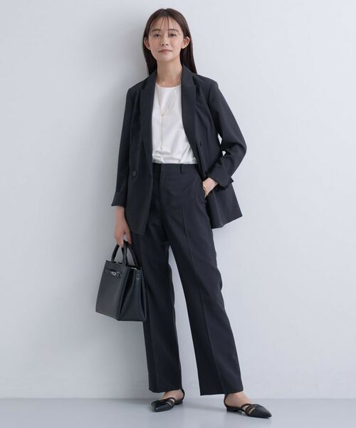 INDIVI / インディヴィ テーラードジャケット | 【UVケア】ライトダブルジャケット | 詳細10