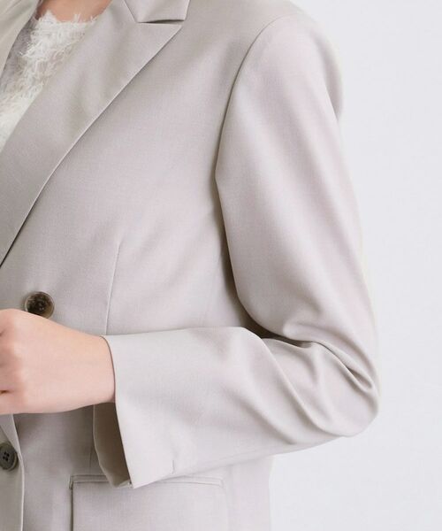 INDIVI / インディヴィ テーラードジャケット | 【UVケア】ライトダブルジャケット | 詳細16