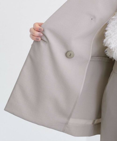 INDIVI / インディヴィ テーラードジャケット | 【UVケア】ライトダブルジャケット | 詳細20