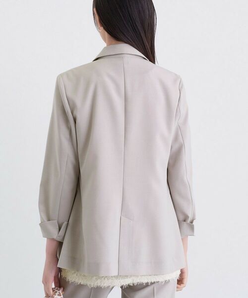 INDIVI / インディヴィ テーラードジャケット | 【UVケア】ライトダブルジャケット | 詳細3
