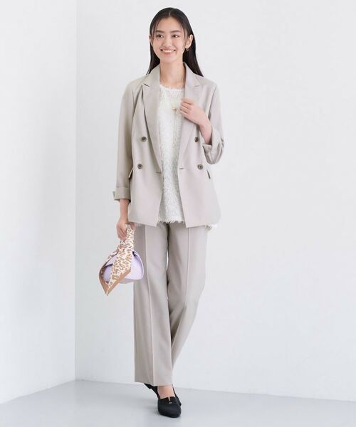 INDIVI / インディヴィ テーラードジャケット | 【UVケア】ライトダブルジャケット | 詳細4