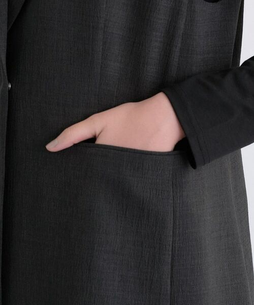 INDIVI / インディヴィ テーラードジャケット | 【セットアップ可能】凹凸ストレッチ素材テーラードカラージレジャケット | 詳細28