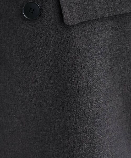 INDIVI / インディヴィ テーラードジャケット | 【洗える／セットアップ可能】凹凸ストレッチ素材ダブルジャケット | 詳細17