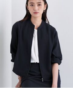 新品♡定価27300円　インディヴィ　七分袖ジャケット　サイズM INDIVI 七分袖ジャケット - メルカリ