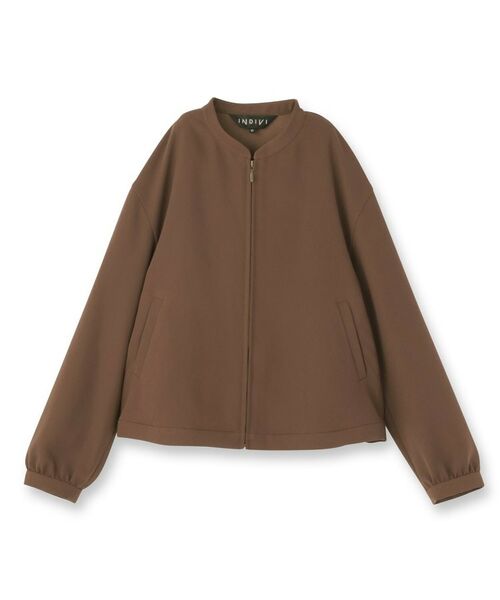 INDIVI / インディヴィ レザーブルゾン・ジャケット | 【洗える／UVケア／吸汗速乾】ジョーゼットライトブルゾン | 詳細1
