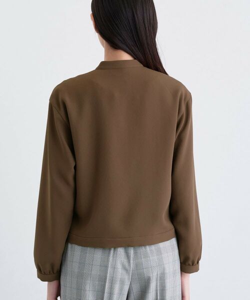 INDIVI / インディヴィ レザーブルゾン・ジャケット | 【洗える／UVケア／吸汗速乾】ジョーゼットライトブルゾン | 詳細12