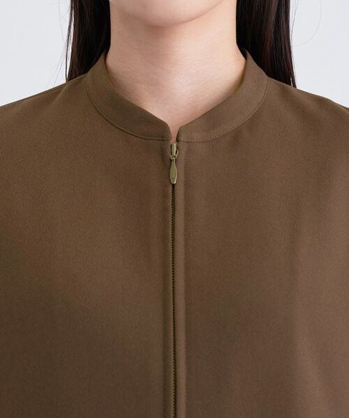 INDIVI / インディヴィ レザーブルゾン・ジャケット | 【洗える／UVケア／吸汗速乾】ジョーゼットライトブルゾン | 詳細13