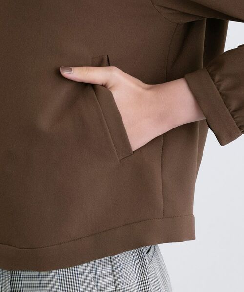 INDIVI / インディヴィ レザーブルゾン・ジャケット | 【洗える／UVケア／吸汗速乾】ジョーゼットライトブルゾン | 詳細15