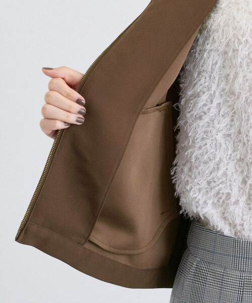 INDIVI / インディヴィ レザーブルゾン・ジャケット | 【洗える／UVケア／吸汗速乾】ジョーゼットライトブルゾン | 詳細17