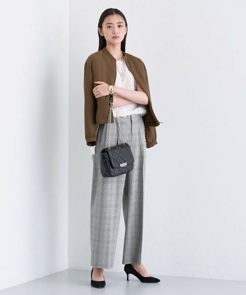 INDIVI / インディヴィ レザーブルゾン・ジャケット | 【洗える／UVケア／吸汗速乾】ジョーゼットライトブルゾン | 詳細3