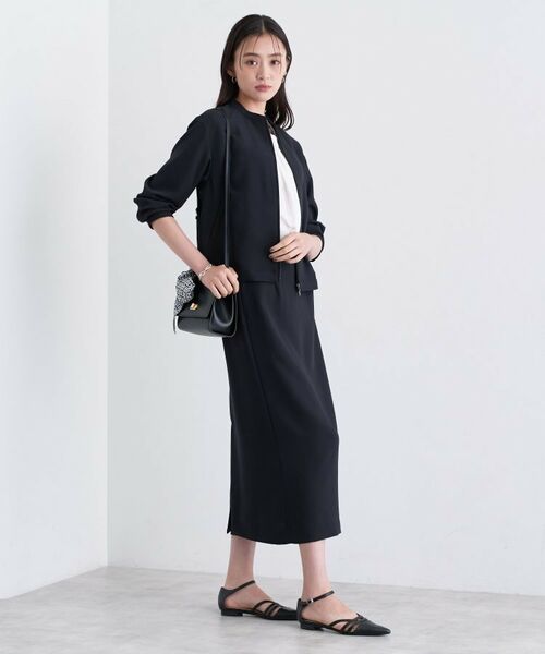 INDIVI / インディヴィ レザーブルゾン・ジャケット | 【洗える／UVケア／吸汗速乾】ジョーゼットライトブルゾン | 詳細7