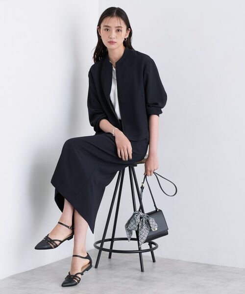 INDIVI / インディヴィ レザーブルゾン・ジャケット | 【洗える／UVケア／吸汗速乾】ジョーゼットライトブルゾン | 詳細8