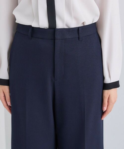 INDIVI / インディヴィ パンツ | 【日本製／通勤スーツ】プレシャスドビー ワイドパンツ | 詳細13