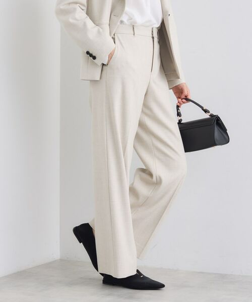 INDIVI / インディヴィ パンツ | 【日本製／通勤スーツ】プレシャスドビー ワイドパンツ | 詳細2