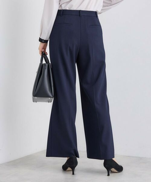 INDIVI / インディヴィ パンツ | 【日本製／通勤スーツ】プレシャスドビー ワイドパンツ | 詳細7