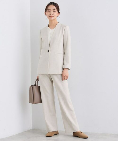 INDIVI / インディヴィ パンツ | 【日本製/通勤スーツ】プレシャスドビー テーパードパンツ | 詳細4