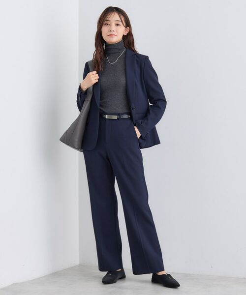 INDIVI / インディヴィ パンツ | 【日本製/通勤スーツ】プレシャスドビー テーパードパンツ | 詳細7