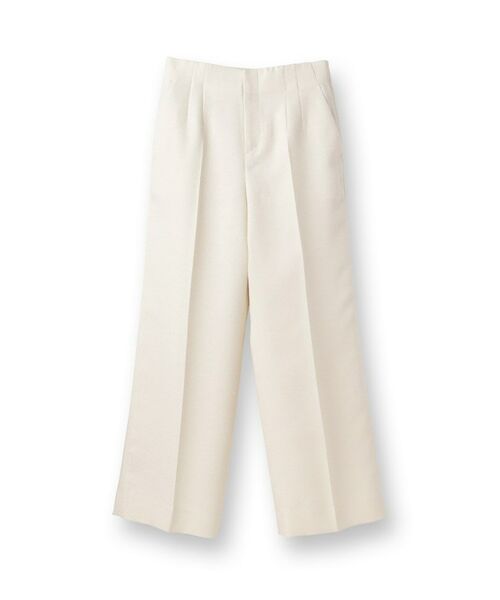 INDIVI / インディヴィ パンツ | 【褒められパンツ/ウール調素材】ラメ混ワイドパンツ | 詳細1