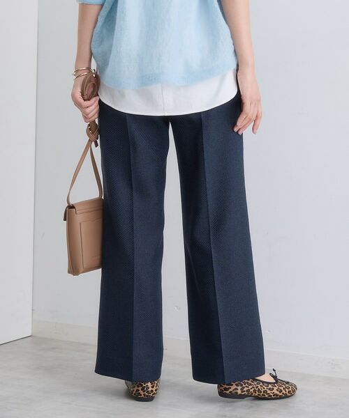 INDIVI / インディヴィ パンツ | 【褒められパンツ/ウール調素材】ラメ混ワイドパンツ | 詳細11