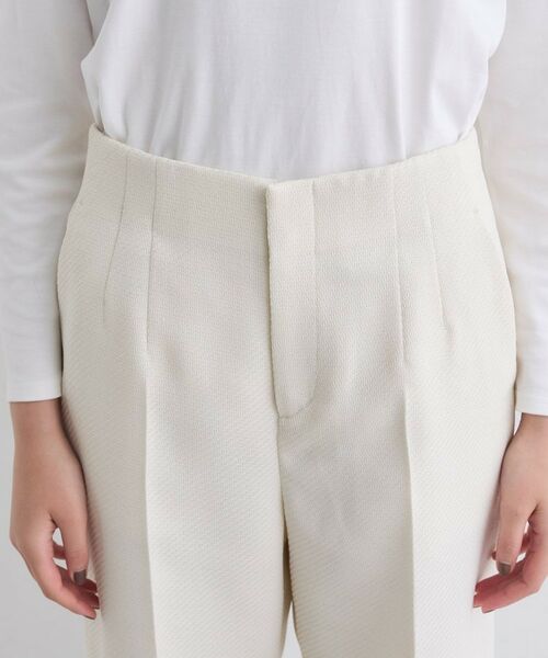 INDIVI / インディヴィ パンツ | 【褒められパンツ/ウール調素材】ラメ混ワイドパンツ | 詳細17