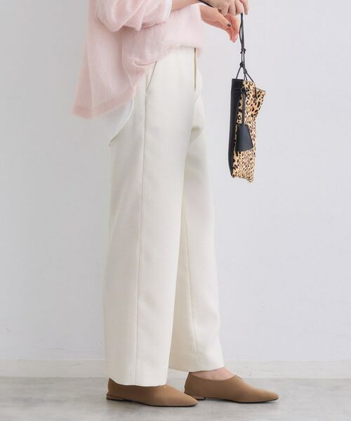 INDIVI / インディヴィ パンツ | 【褒められパンツ/ウール調素材】ラメ混ワイドパンツ | 詳細2