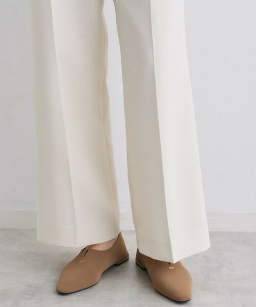 INDIVI / インディヴィ パンツ | 【褒められパンツ/ウール調素材】ラメ混ワイドパンツ | 詳細21