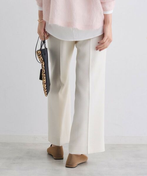 INDIVI / インディヴィ パンツ | 【褒められパンツ/ウール調素材】ラメ混ワイドパンツ | 詳細3