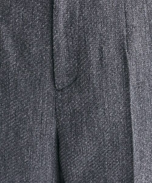 INDIVI / インディヴィ パンツ | 【褒められパンツ/ウール調素材】ラメ混ワイドパンツ | 詳細9