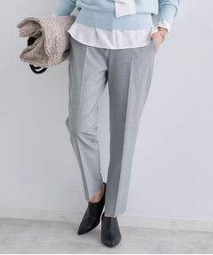 INDIVI / インディヴィ パンツ | 【褒められパンツ/ウール混】スティックパンツ